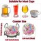 8 Pcs Diamond Painting Coasters for Adults, Colorful Butterfly Diamond Art Coaster Kits with Holder